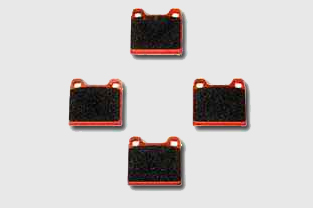 Porsche Performance Pagid Orange Brake Pads