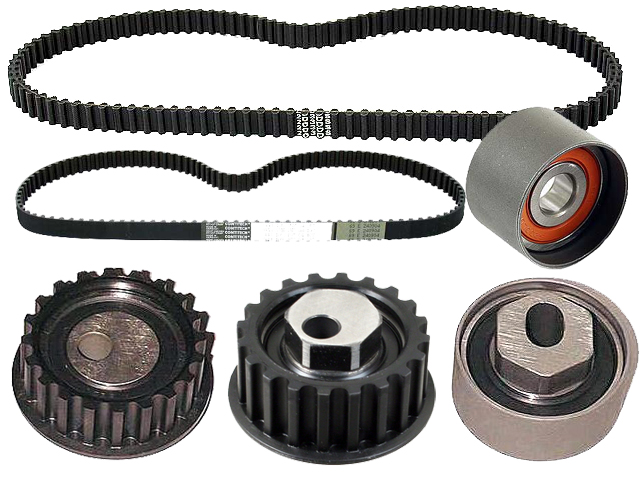 1983 thru 1986 Porsche 944 and 944 Turbo Belt and Roller Kit - 6 Piece