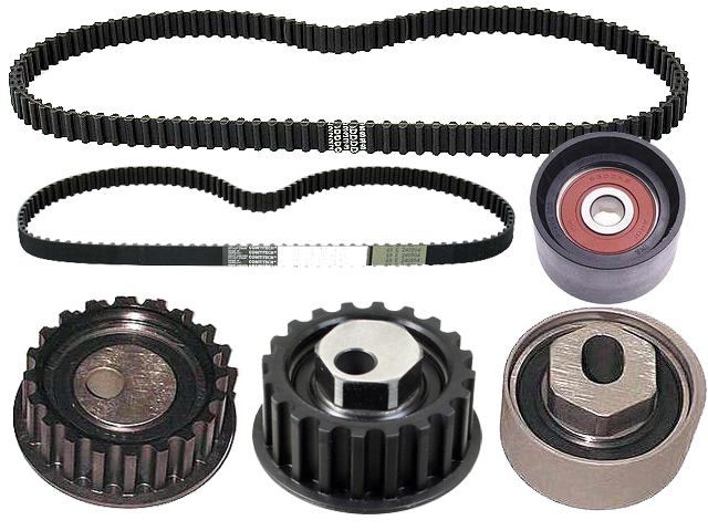 1983 thru 1986 Porsche 944 and 944 Turbo Belt and Roller Kit - 6 Piece