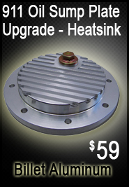 VTX Performance Upgraded Aluminum 911 Oil Sump Plate with heatsink