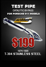 Porsche 911 Schnell Catalytic Bypass Test Pipe