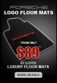Porsche Custom Floor Mats by Lloyds