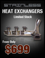Porsche Stainless heat exchangers