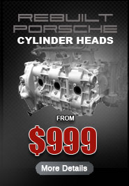 Rebuilt Cylinder Heads for Porsche