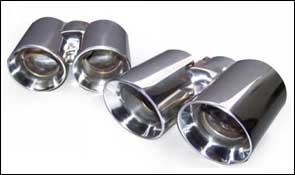 Porsche Exhaust Tips by Schnell