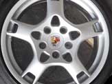 Porsche 997 Lobster Claw Wheel & Tire Set