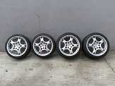 Porsche 997 Lobster Claw Wheel & Tire Set