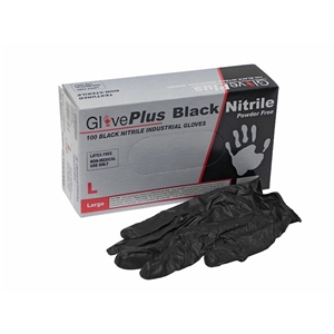 Black Nitrile Gloves - Large - 559870060