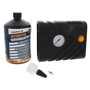 Tire Sealant and Air Compressor Kit