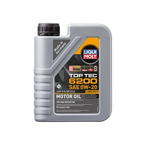 Engine Oil - Liqui Moly Top Tec 6200 - 0W-20 Synthetic (1 Liter) - 20236