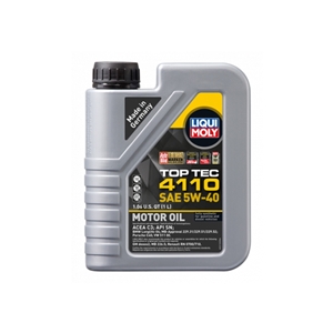 Engine Oil - Liqui Moly Top Tec 4110 - 5W-40 Synthetic (1 Liter) - 22120