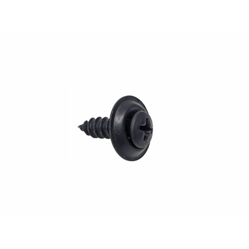 Tapping Screw - Phillips Oval Head with Countersunk Washer #10 X 5/8" - Black Oxide Finish - 14972