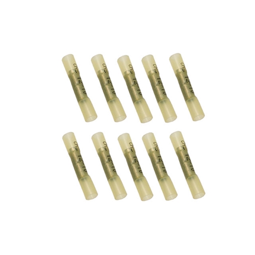 Wire Connector - Butt Connector, 12-10 Gauge (Yellow) (10 Pack) - 13678