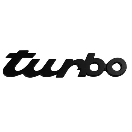 Emblem "Turbo" (Black) for Decklid - 9305593170270C