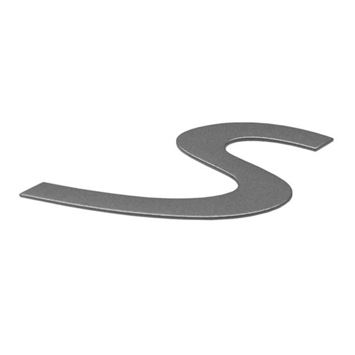 Emblem "S" (Steel Grey) for Decklid - 9935592430161W