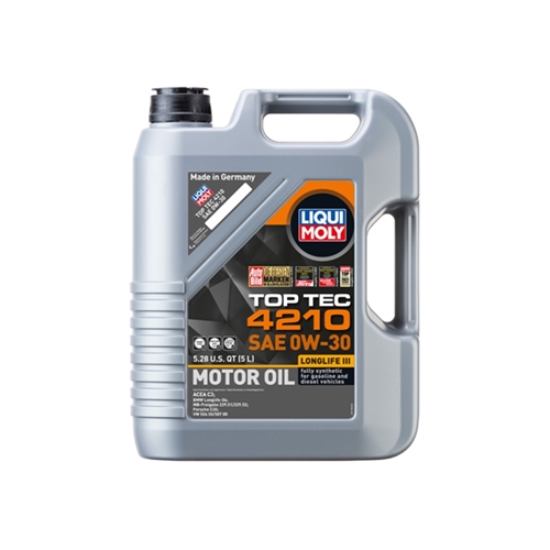 Engine Oil - Liqui Moly Top Tec 4210 - 0W-30 Synthetic (5 Liter) - 22158