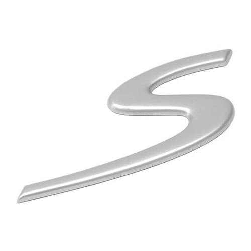 Emblem "S" (Satin Aluminum) - 98755924500