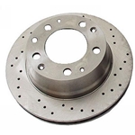 X-Drilled Brake Rotor Rear Left 911 '84-'89