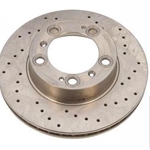 X- Drilled Brake Rotor Front Boxster '97-'04