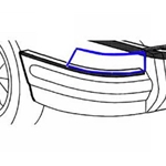 Porsche Tail Light Seal - Left