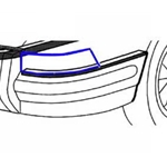 Porsche Tail Light Seal - Right