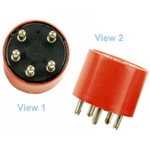 Porsche Relay Round Red Fuel Pump