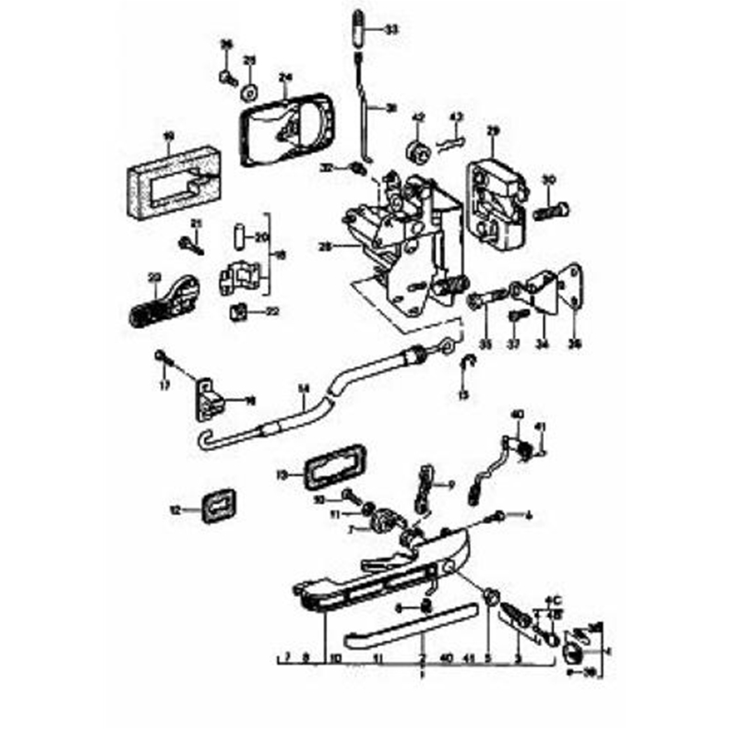 Porsche Door Lock Button No Factory Alarm