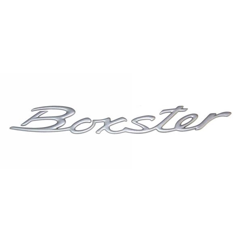Porsche Emblem, Boxster Gray Metallic