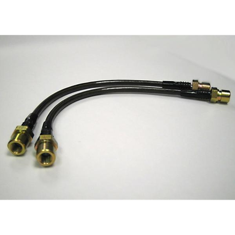 Porsche C2/4 & 993 Steel Braided Brake Lines Front