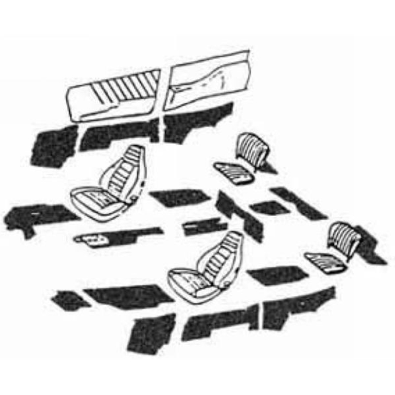 Porsche Interior Carpet Set Domestic - Targa