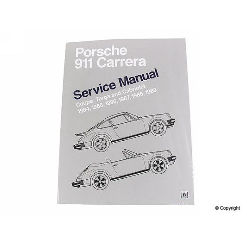 Porsche 911 Carrera Bentley Service Manual Book