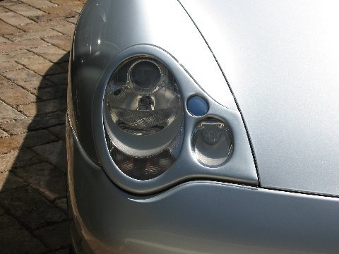 Porsche Headlight Cover Set - With Washer Nozzle