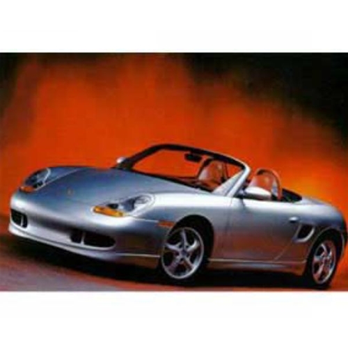Porsche Poster - Silver Boxster