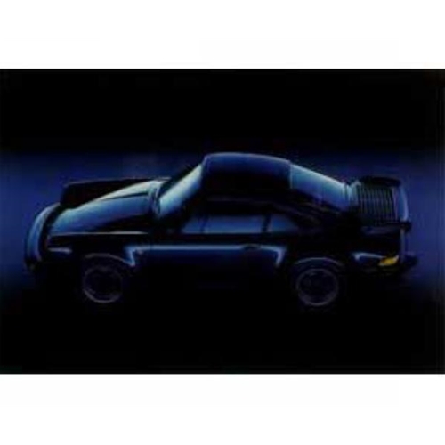 Porsche Poster - Black 911 Turbo
