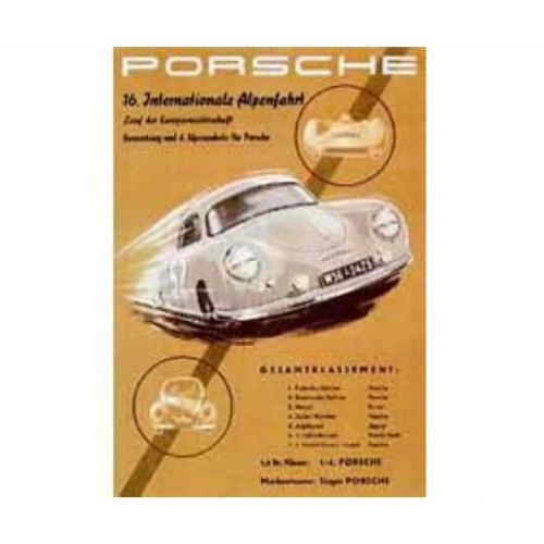 Porsche Poster - 1953 International 356 R