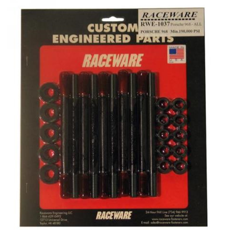 Porsche 968 RACEWARE Cylinder Head Stud Set Kit