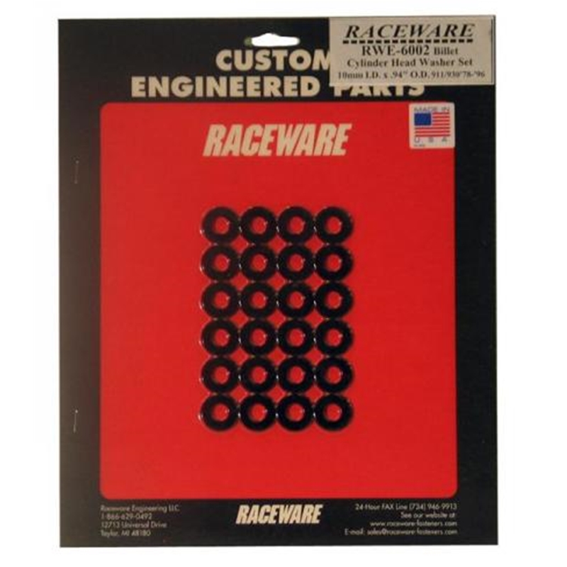 Porsche 911 RACEWARE Billet Head Washer Set 24