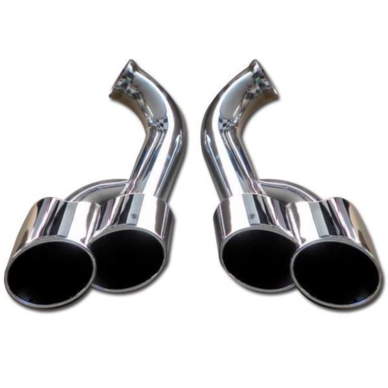 Porsche Cayenne Muffler Tips Set Dual Round - T304