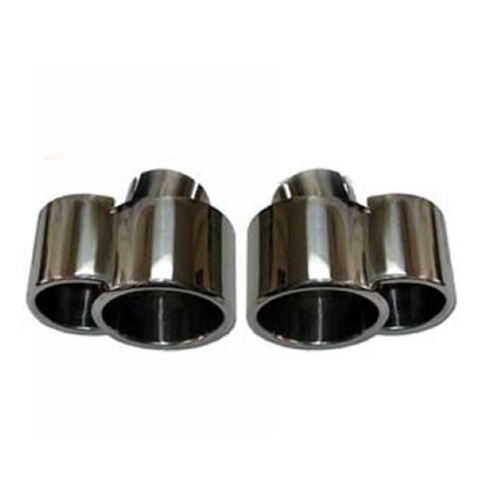 Porsche 996 Turbo Muffler Tips Schnell Chrome