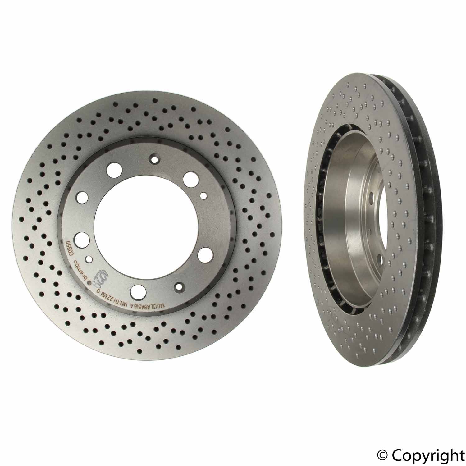 Porsche Disc Brake Rotor - Brembo