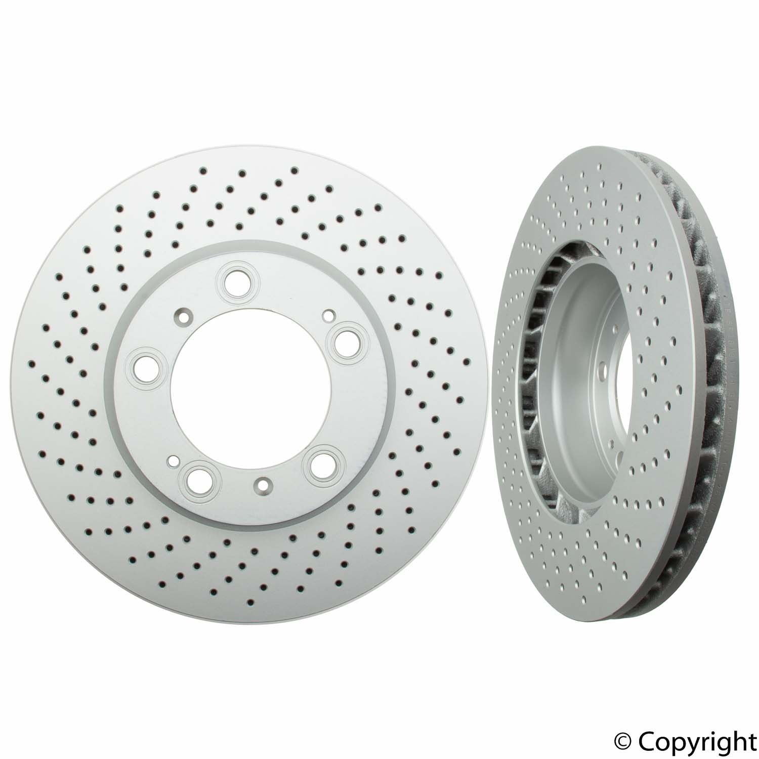Porsche Disc Brake Rotor - ATE Coated