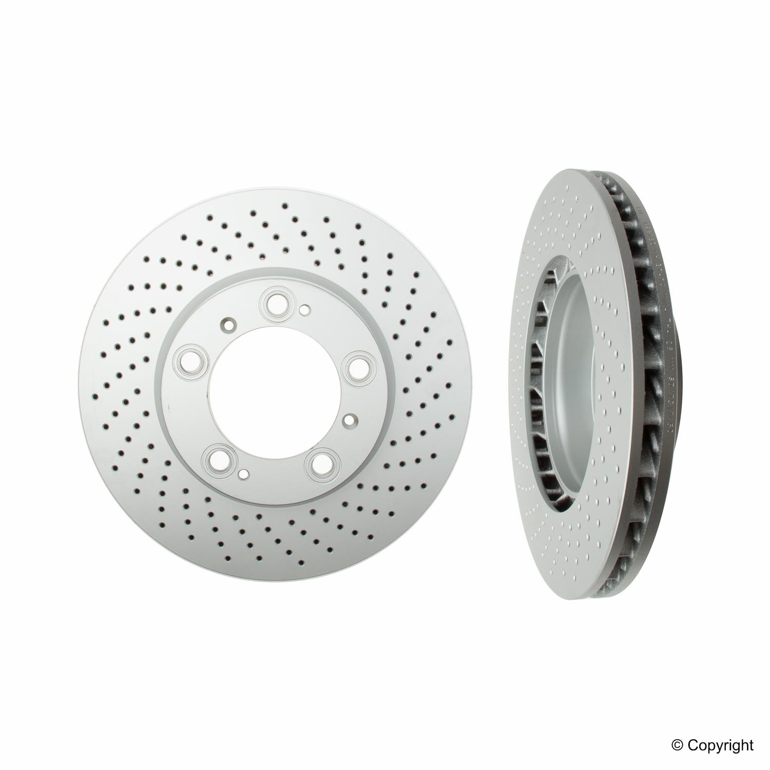 Porsche Disc Brake Rotor - ATE Coated