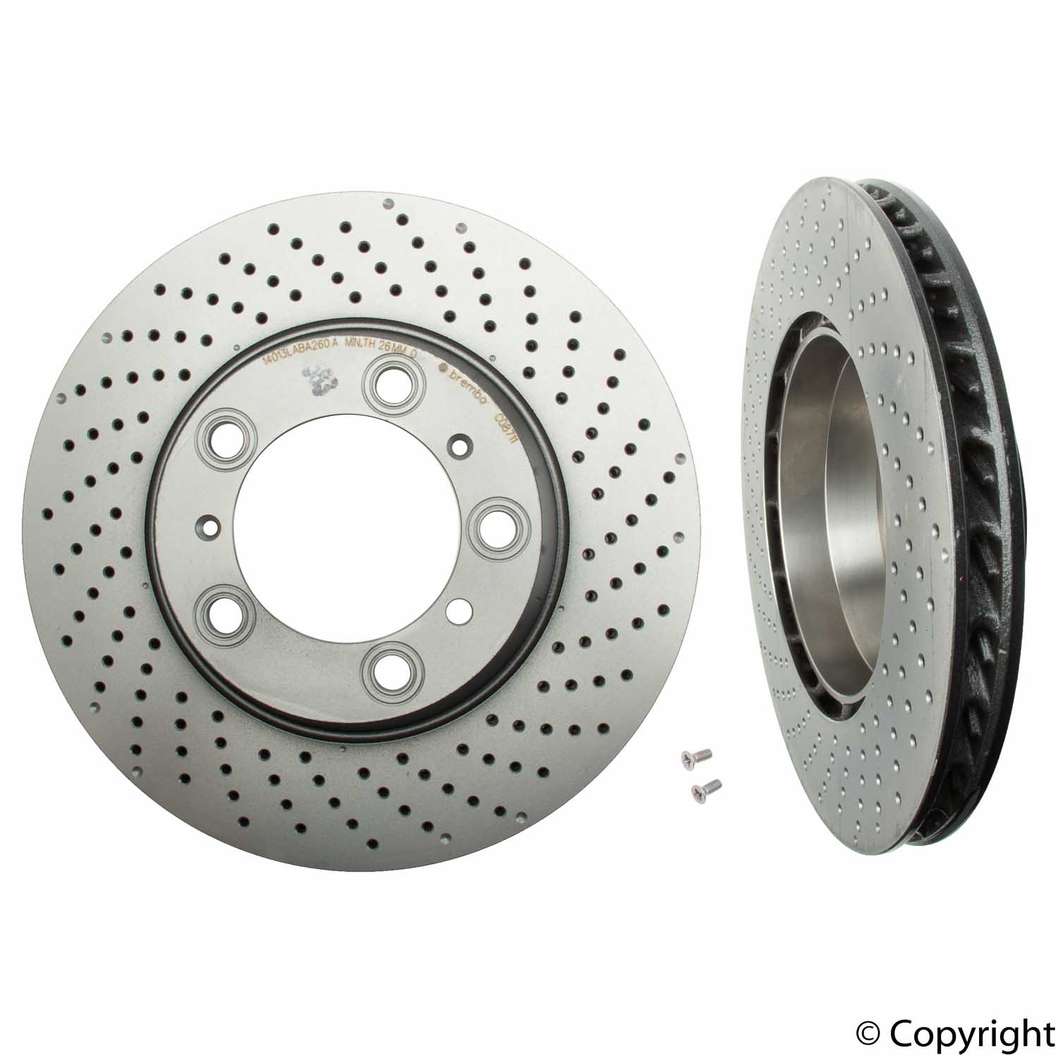 Porsche Disc Brake Rotor - Brembo