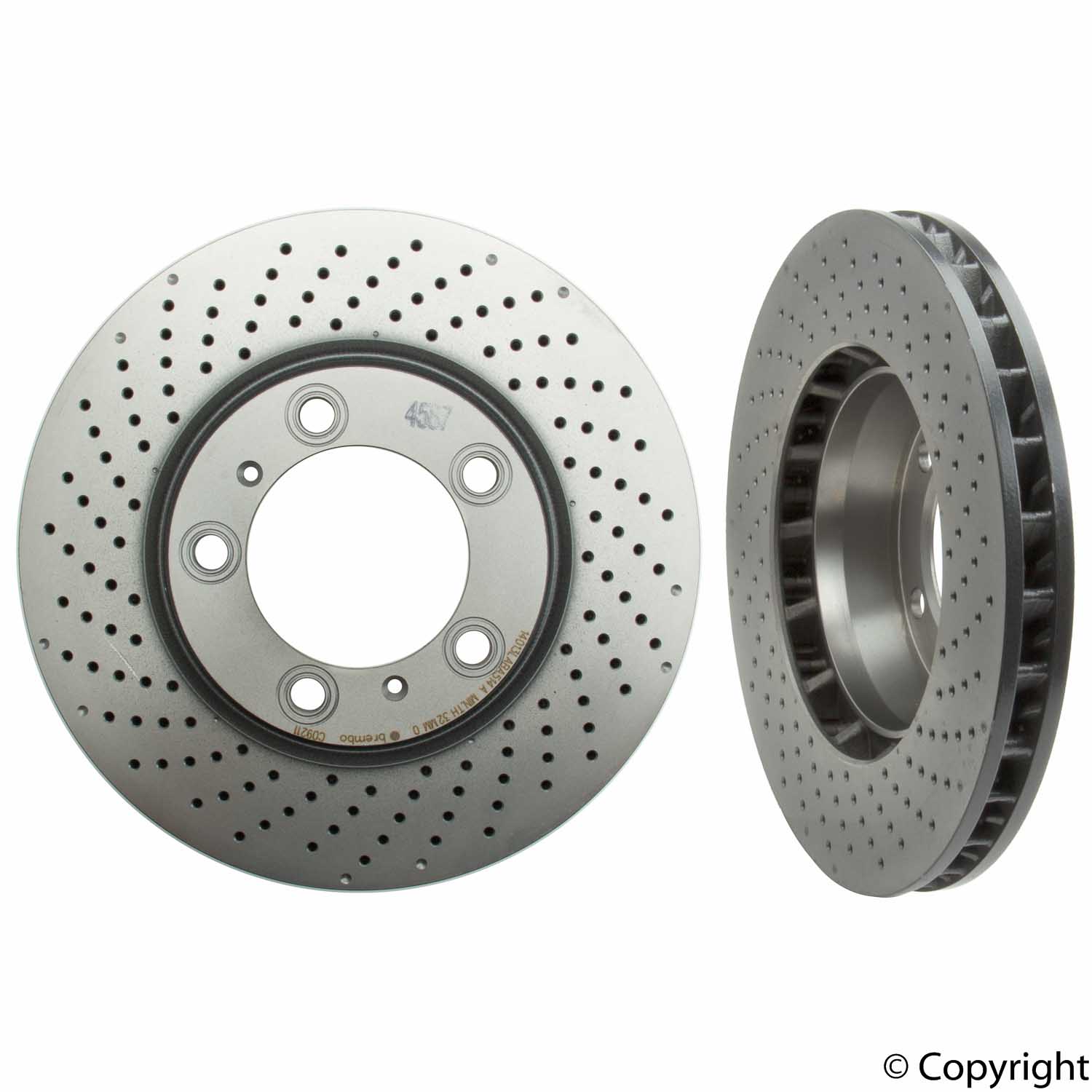 Porsche Disc Brake Rotor - Brembo