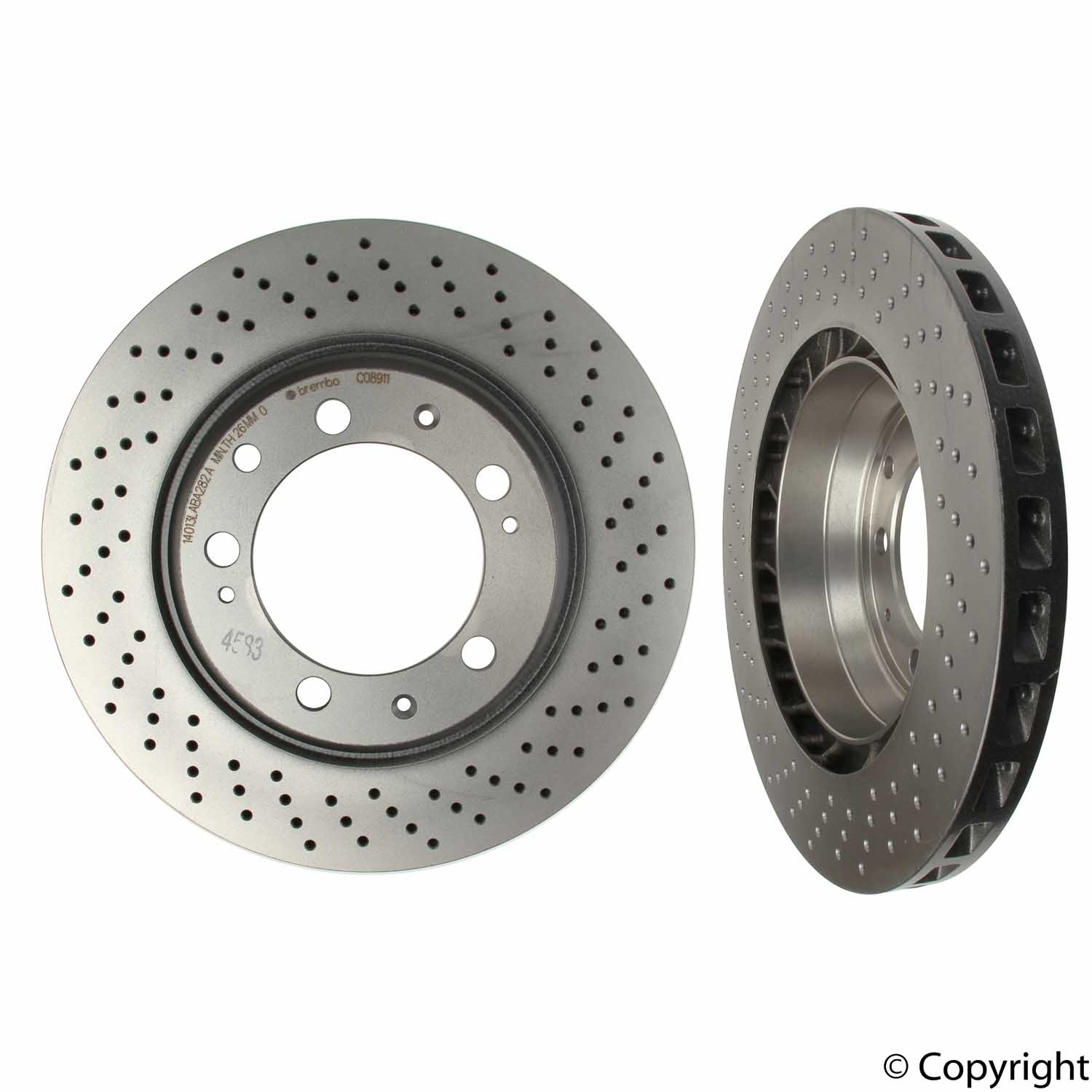 Porsche Disc Brake Rotor - Brembo