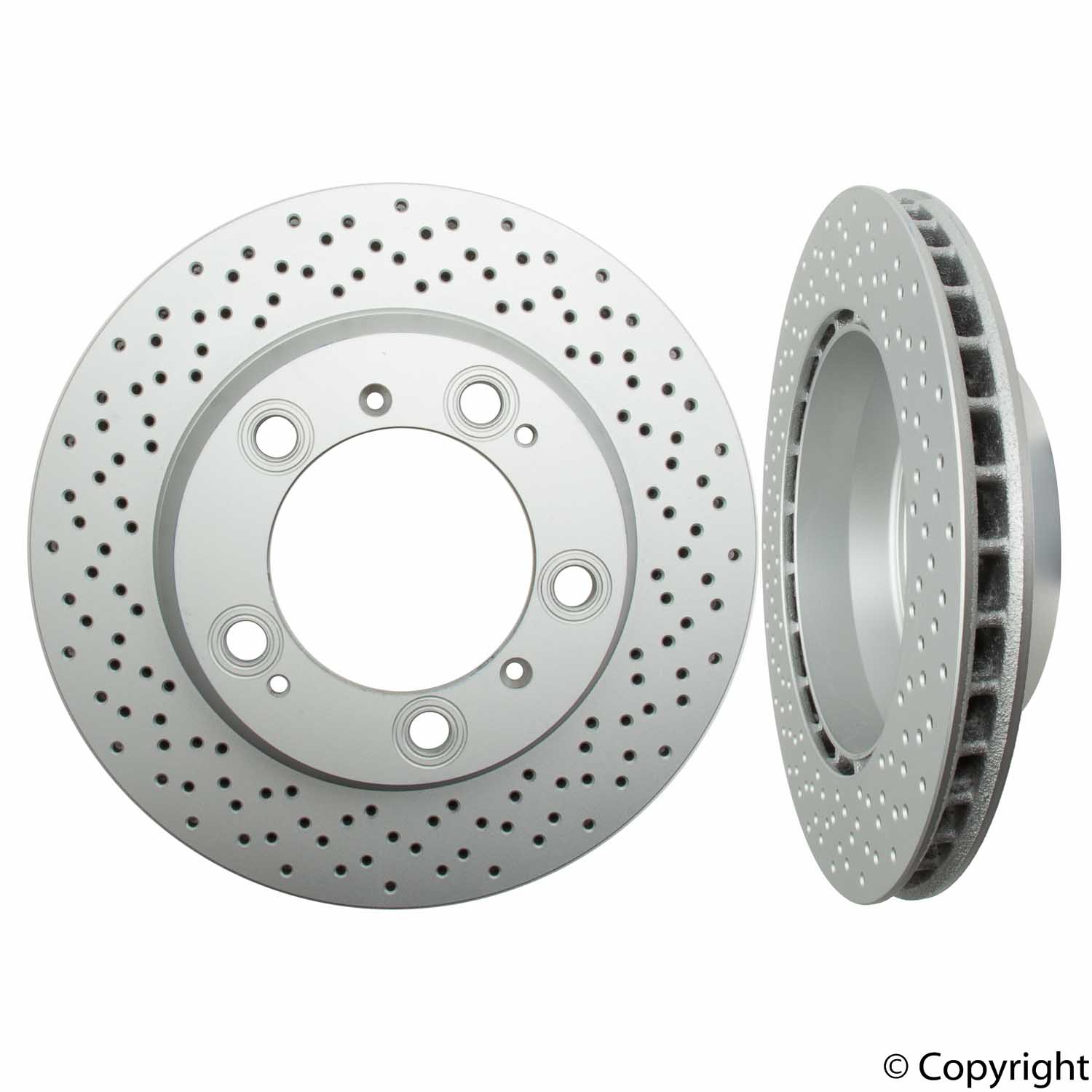 Porsche Disc Brake Rotor - ATE Coated