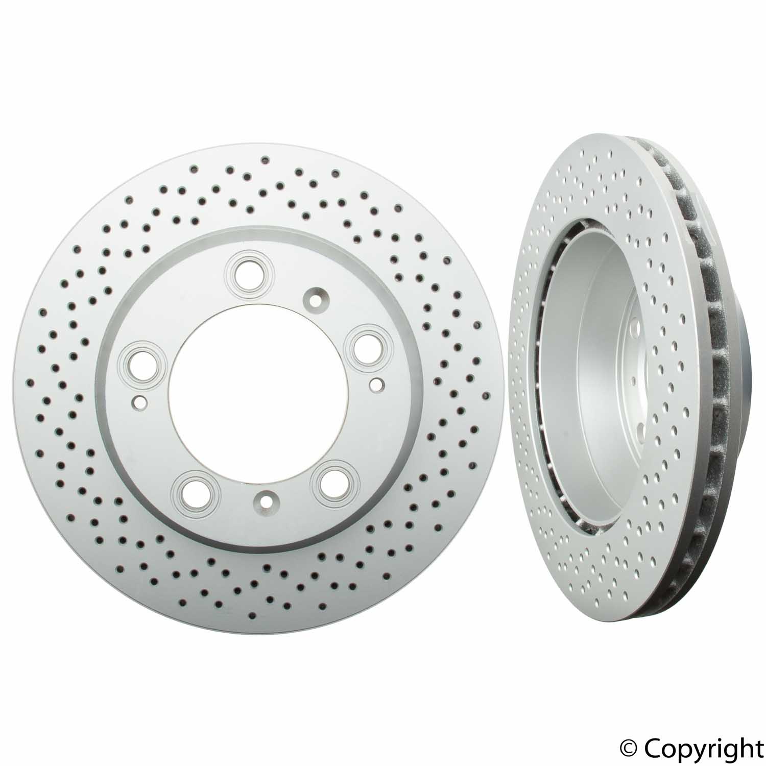 Porsche Disc Brake Rotor - ATE Coated