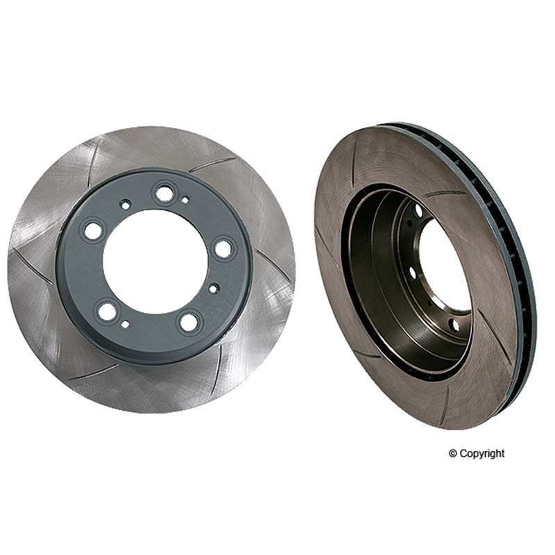 Porsche Disc Brake Rotor Set of 2 - Sebro Sport Slotted