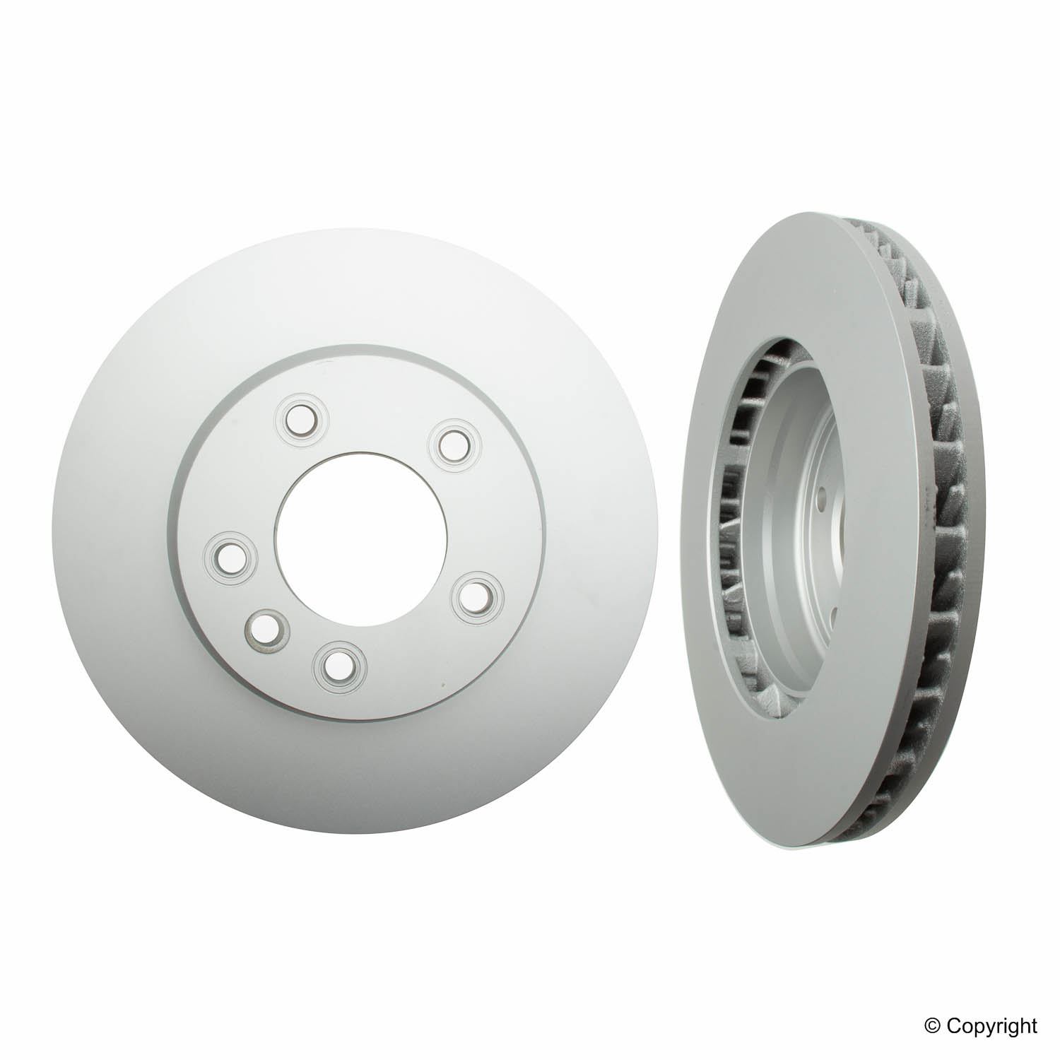 Porsche Brake Rotors ATE Coated Front Left