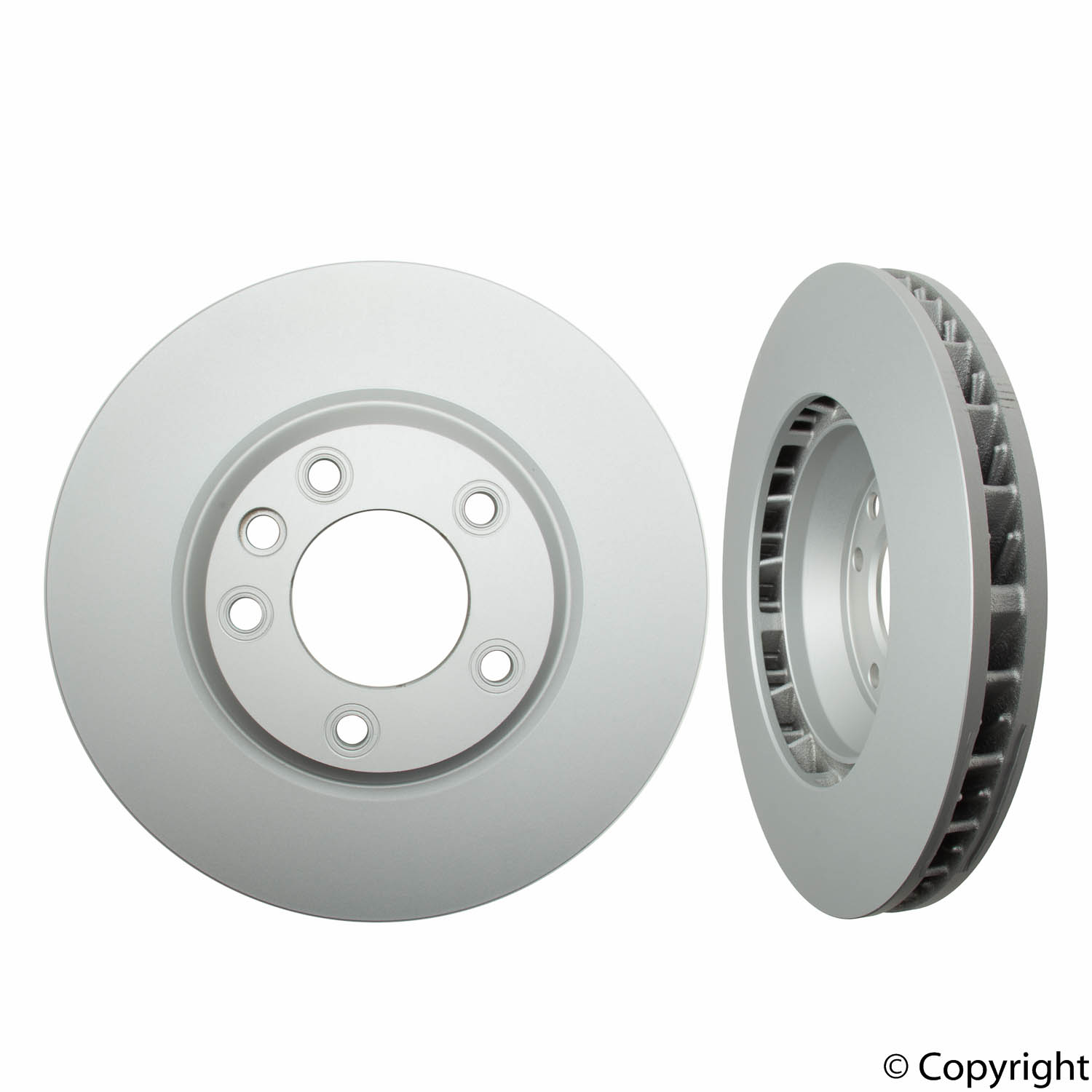 Porsche Brake Rotors ATE Coated Front Left